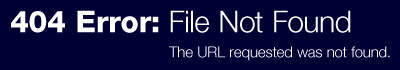 404 File Not Found